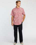 Sundays Short Sleeve Shirt - Faded Rose