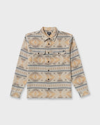 Offshore Jacquard Long Sleeve Flannel Shirt - Sand