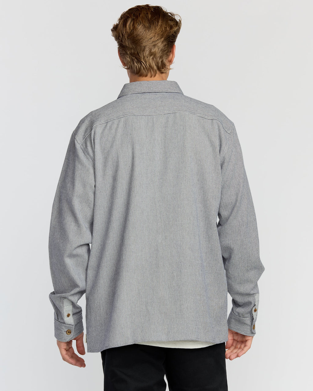 Austin Garage Long Sleeve Shirt - Stone Blue