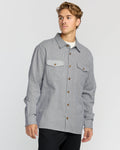 Austin Garage Long Sleeve Shirt - Stone Blue