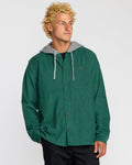 Baja Long Sleeve Flannel Shirt - Sage Green