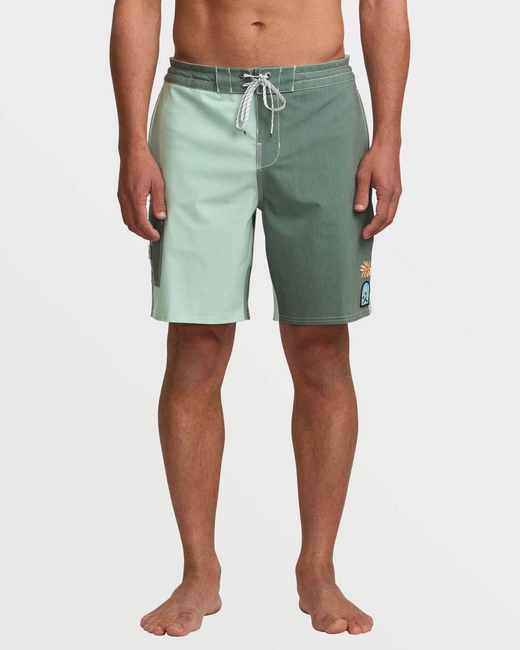 Sunshine Lo Tide 19 Boardshorts - Green Tea