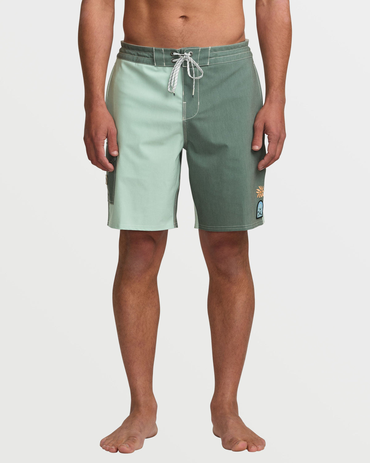 Sunshine Lo Tide 19 Boardshorts - Green Tea