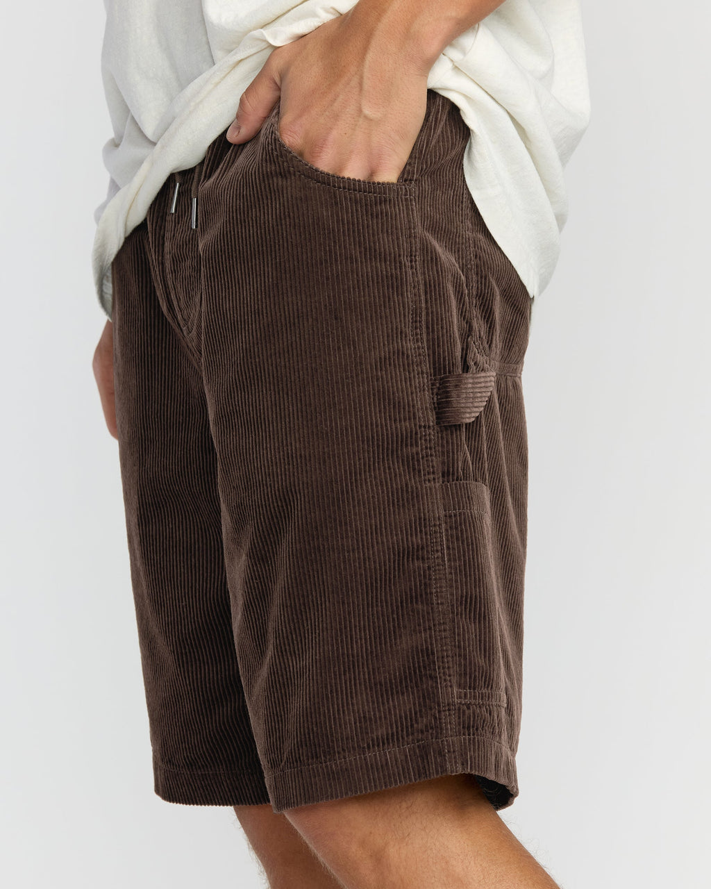 Larry Cord Garage Shorts - Chocolate