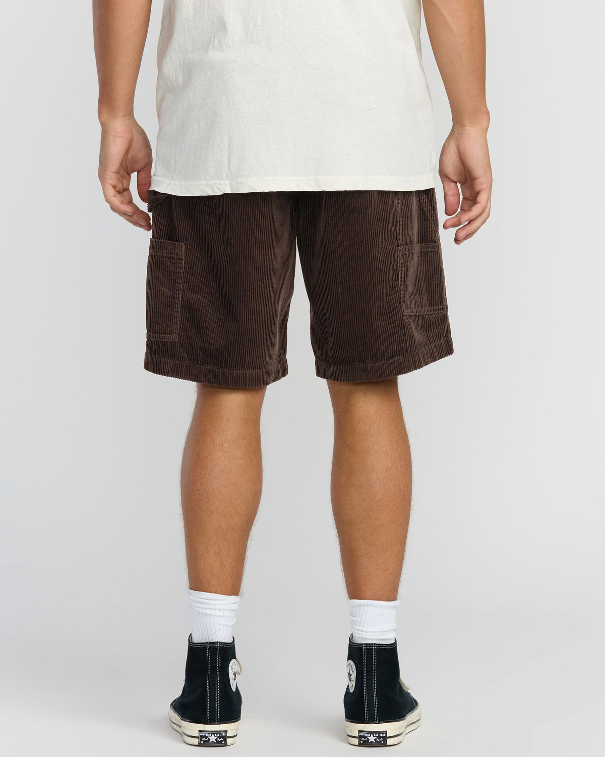 Larry Cord Garage Shorts - Chocolate
