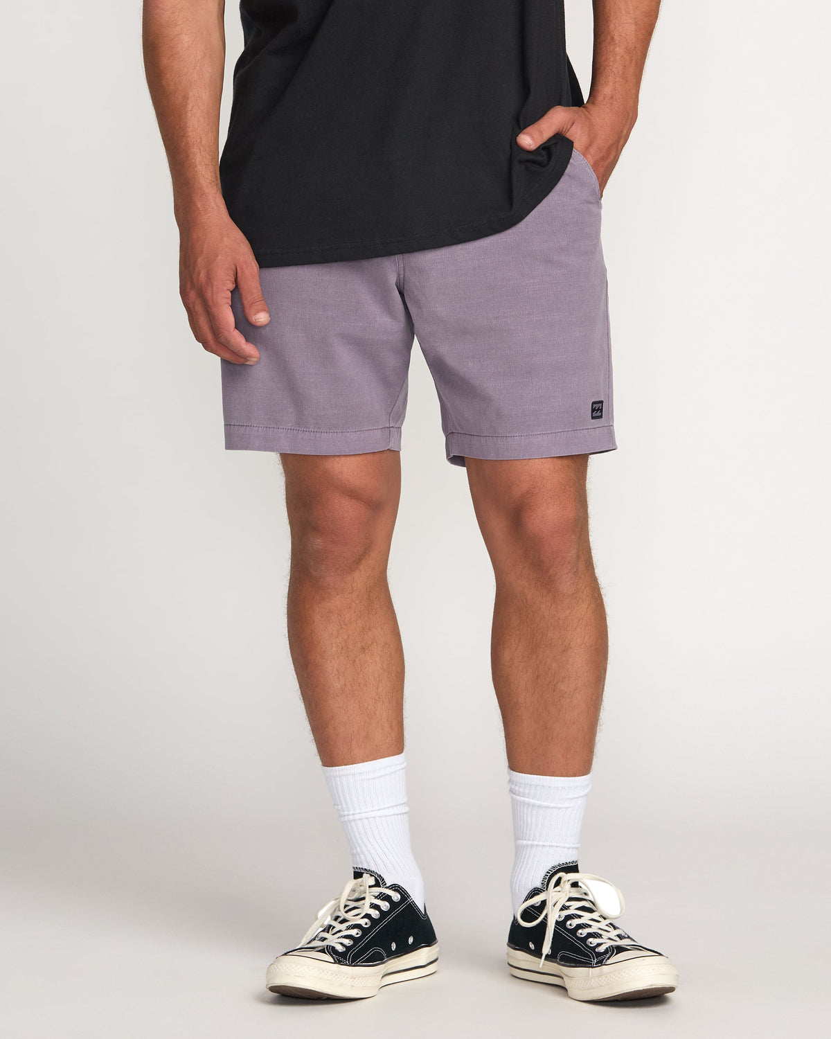 Crossfire Wave Wash Submersible 18 Hybrid Shorts - Light Purple