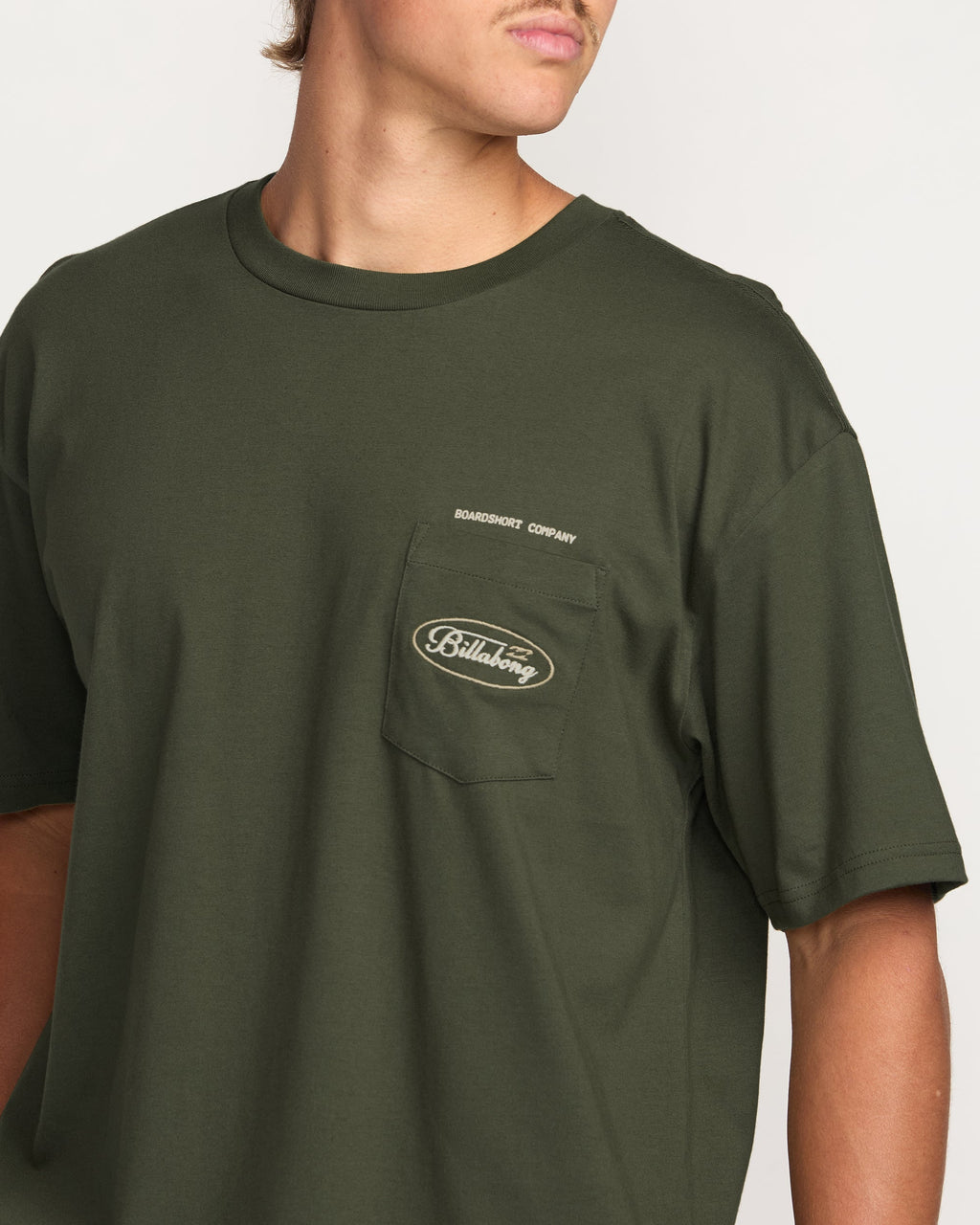 Bad Dog Pocket Regular Tee - Olive