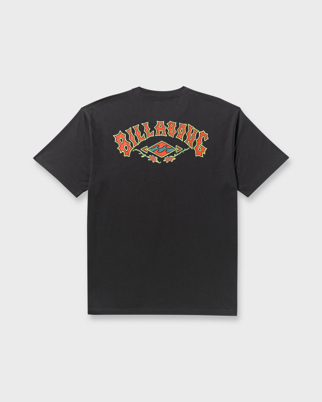 Rose Arch Regular Short Sleeve T-Shirt - Washed Black
