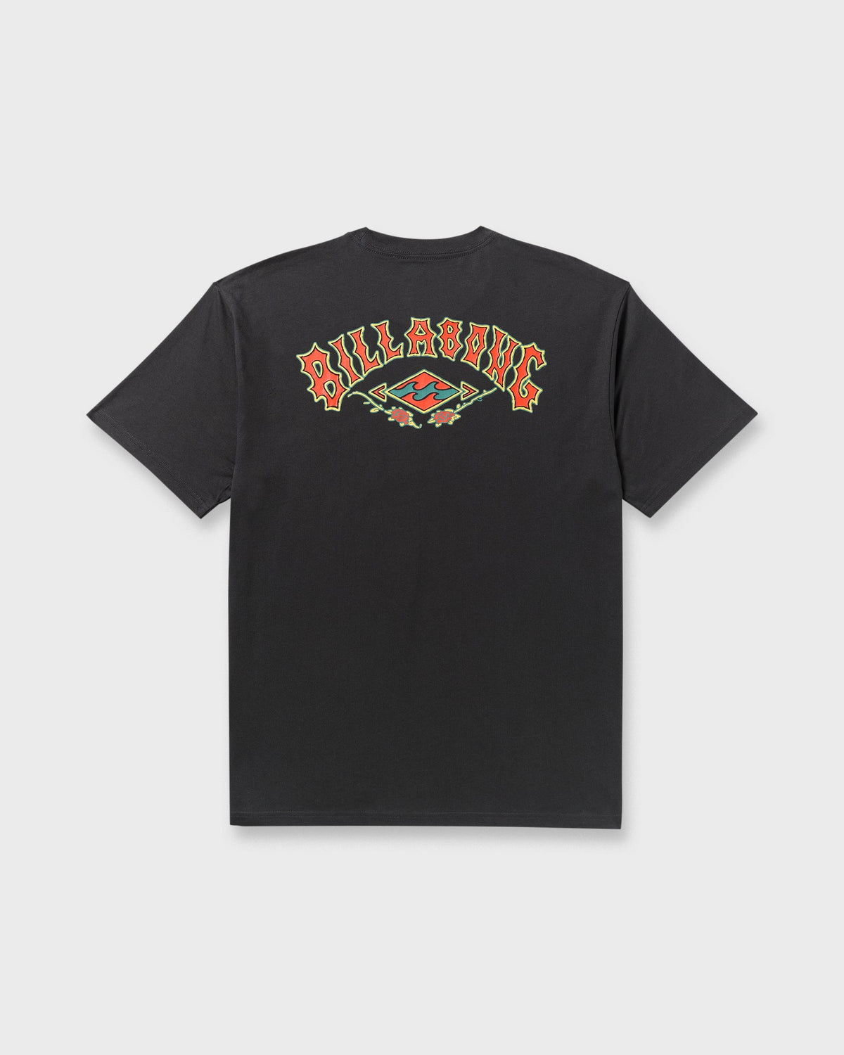 Rose Arch Regular Short Sleeve T-Shirt - Washed Black