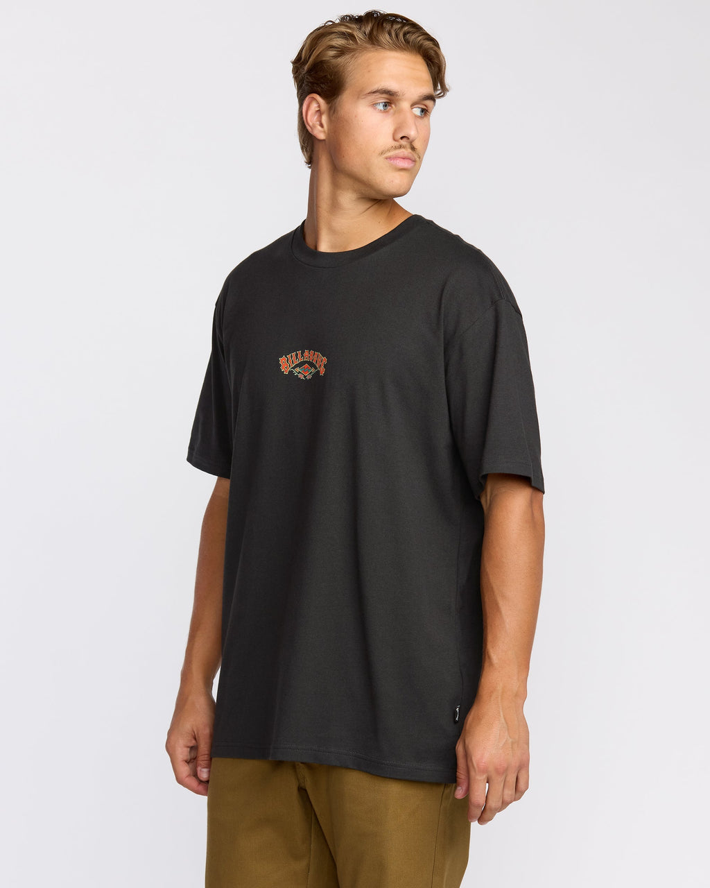 Rose Arch Regular Short Sleeve T-Shirt - Washed Black