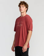 The Label Garage Regular Short Sleeve T-Shirt - Burnt Red