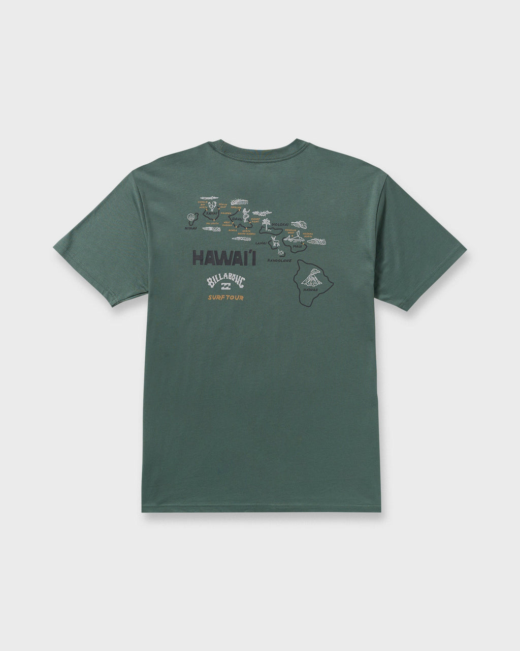 Surf Tour Hi Premium Short Sleeve T-Shirt - Dark Slate
