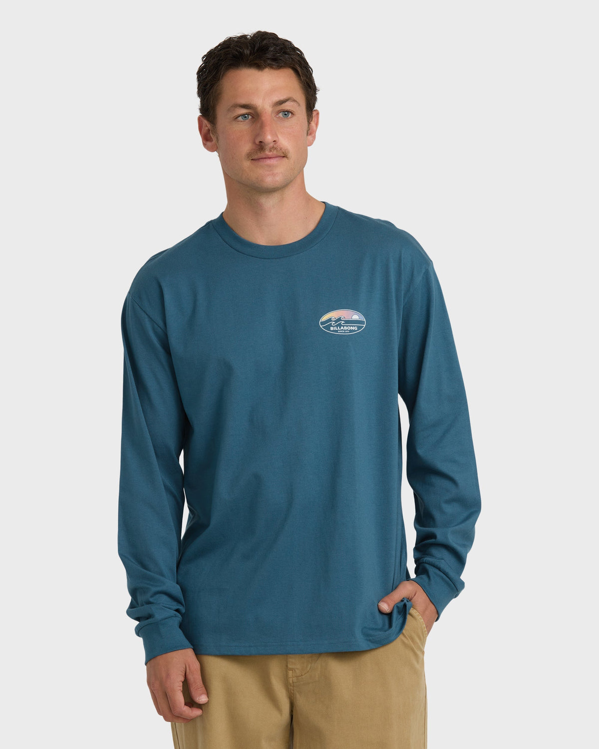Runner Regular Long Sleeve T-Shirt - Real Teal