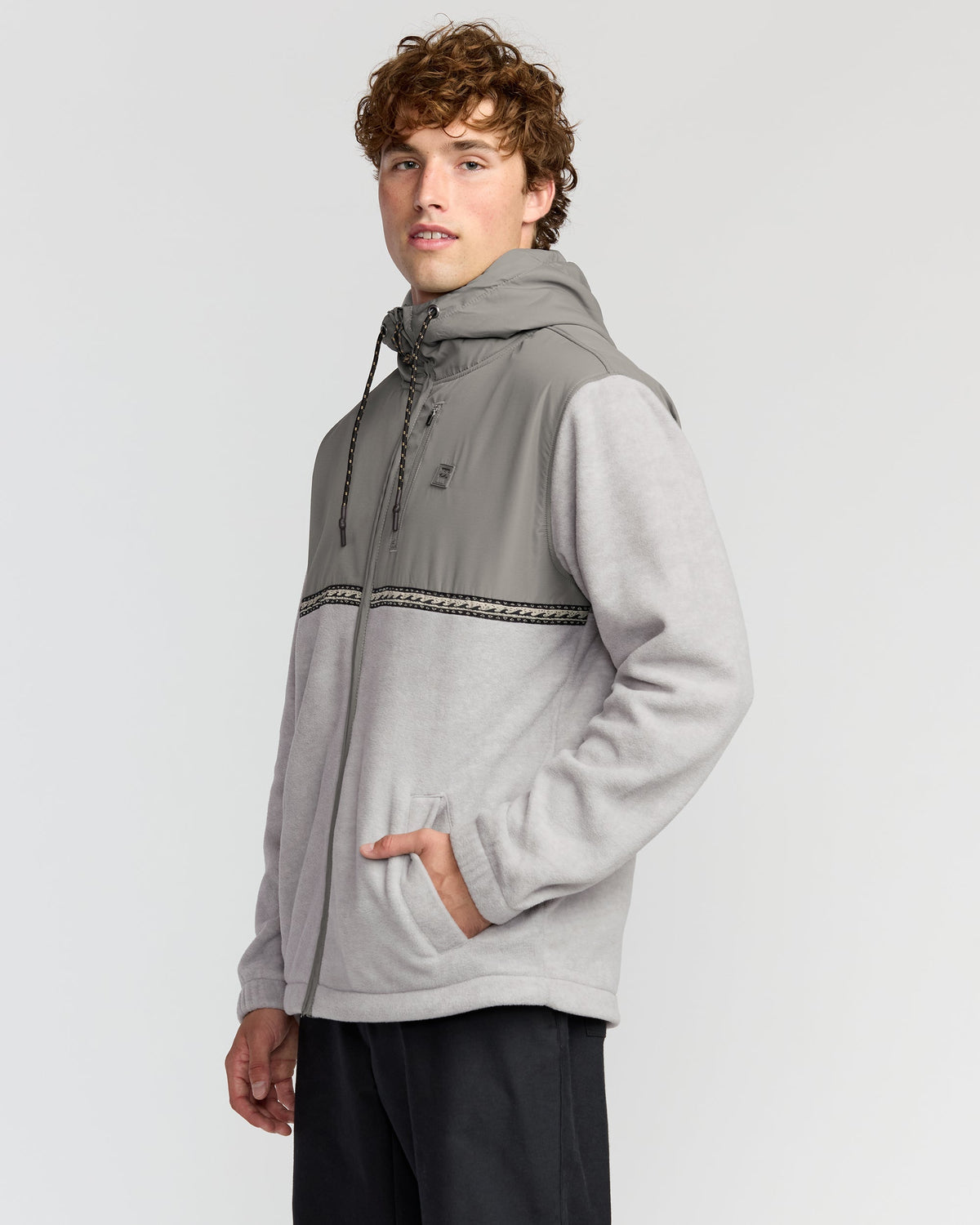 Boundary Lite Zip Sweatshirt - Gray Heather
