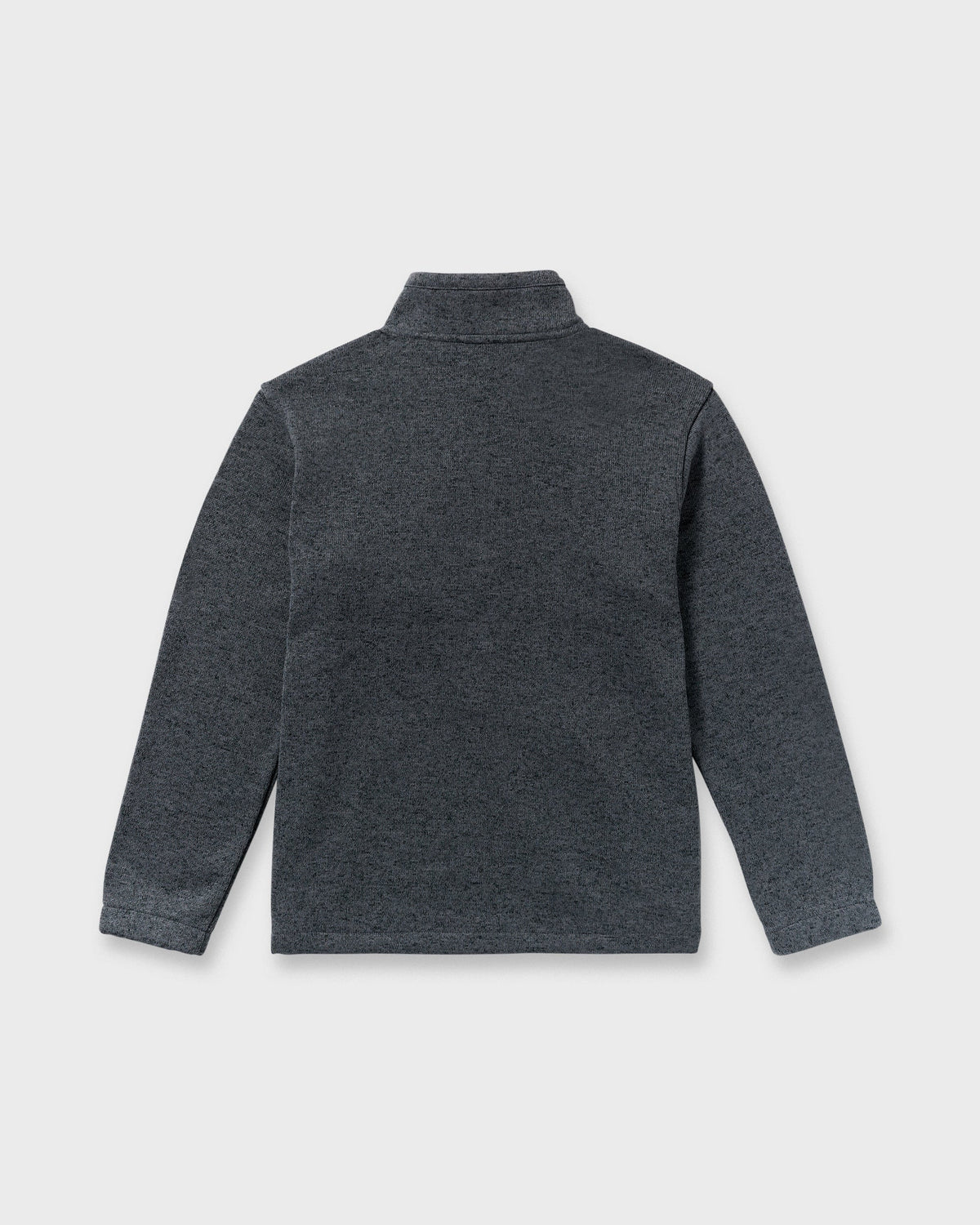 Boundary Mock Neck Zip Sweatshirt - Navy