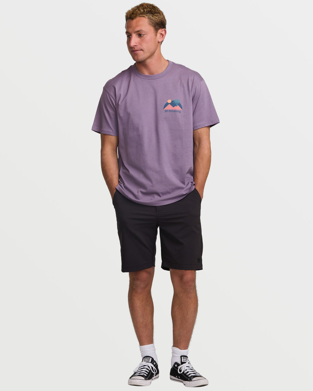 Sun Down A/Div Tee - Lavender