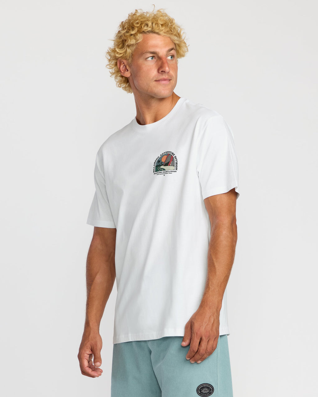 Sundown A/Div Short Sleeve T-Shirt - White
