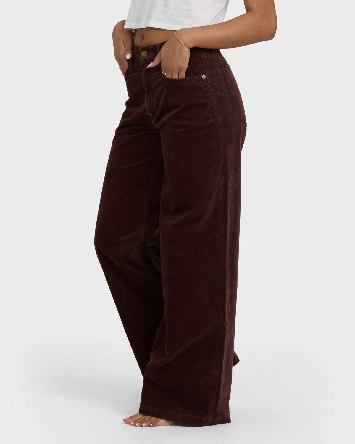 Uncut Cordpants - Teak