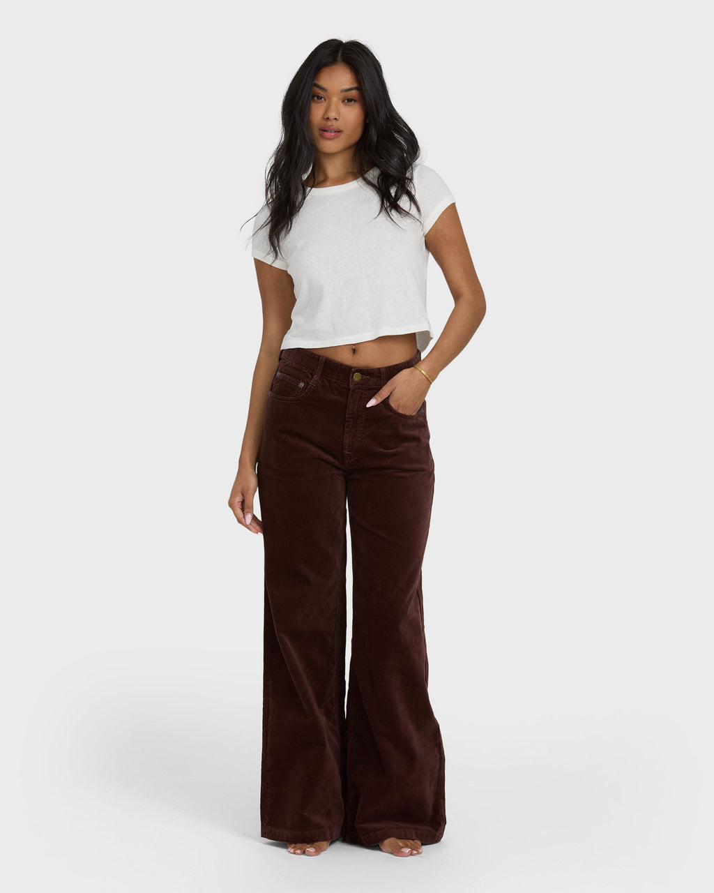 Uncut Cordpants - Teak