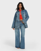 Denim Chore Coat - Atlantic Deep