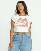 Electric Feeling Tee - Salt Crystal