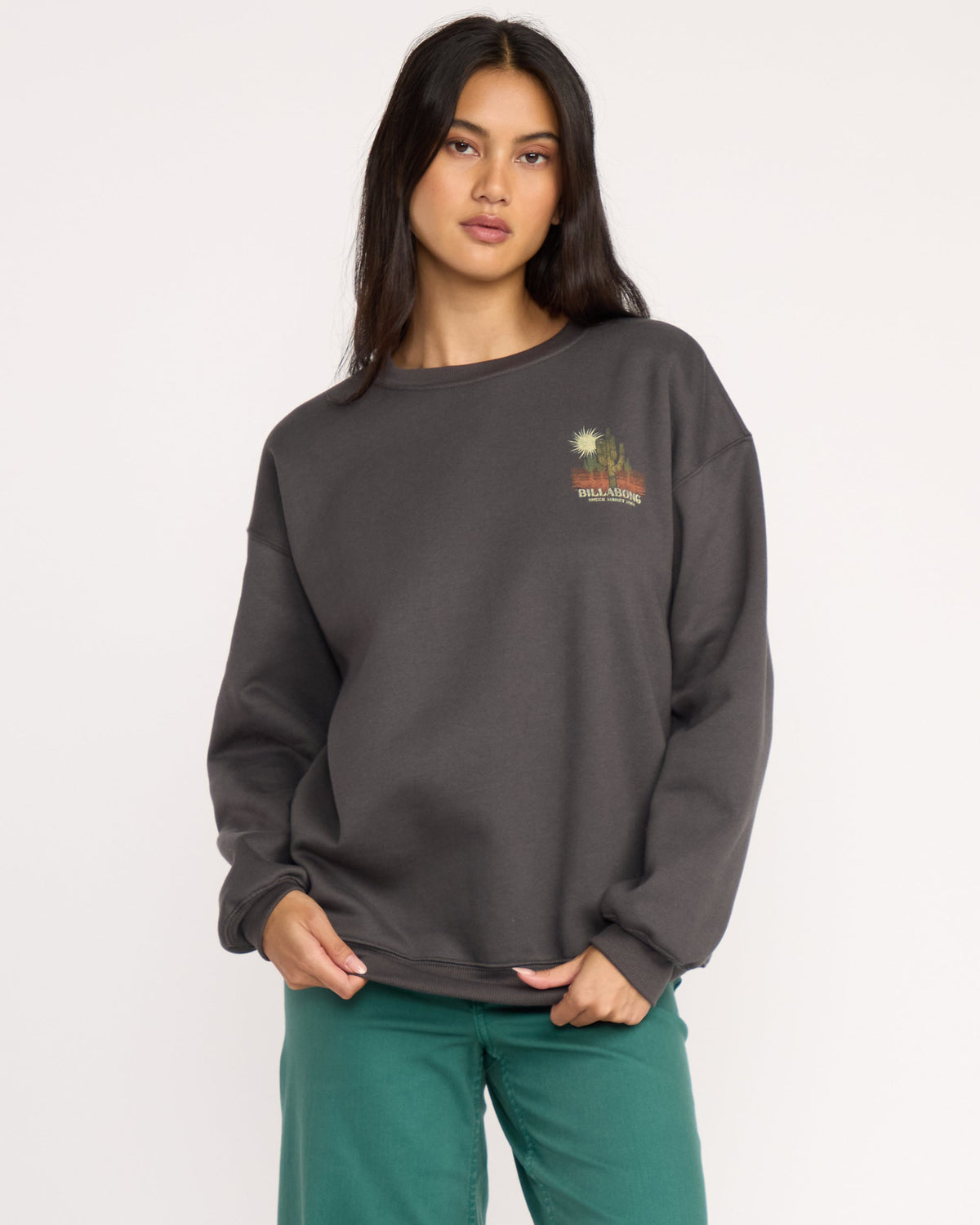 Desert Break Crewneck Sweatshirt - Off Black