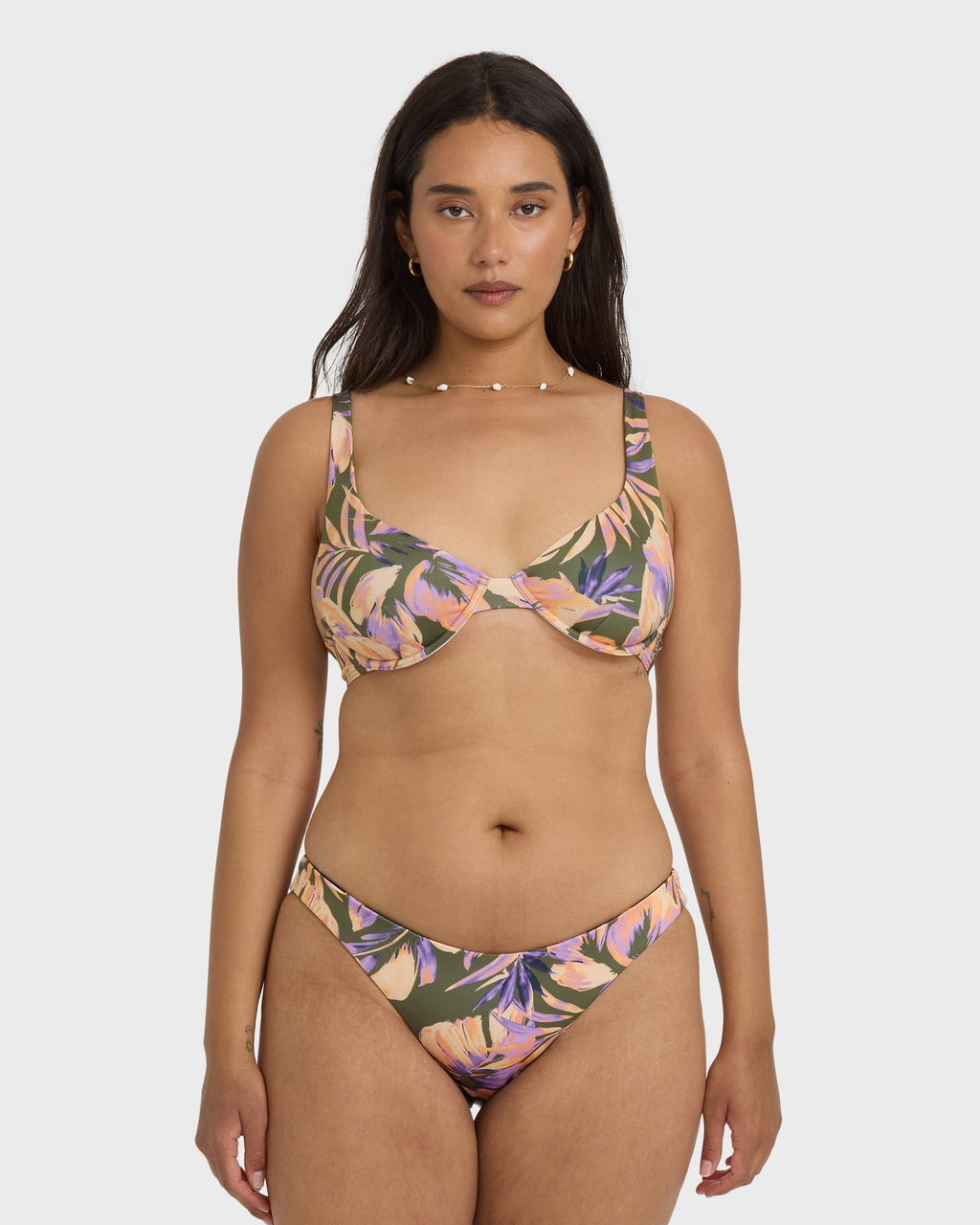 Drifting Coast Reversible Tropic Bikini Bottom - Luv Army