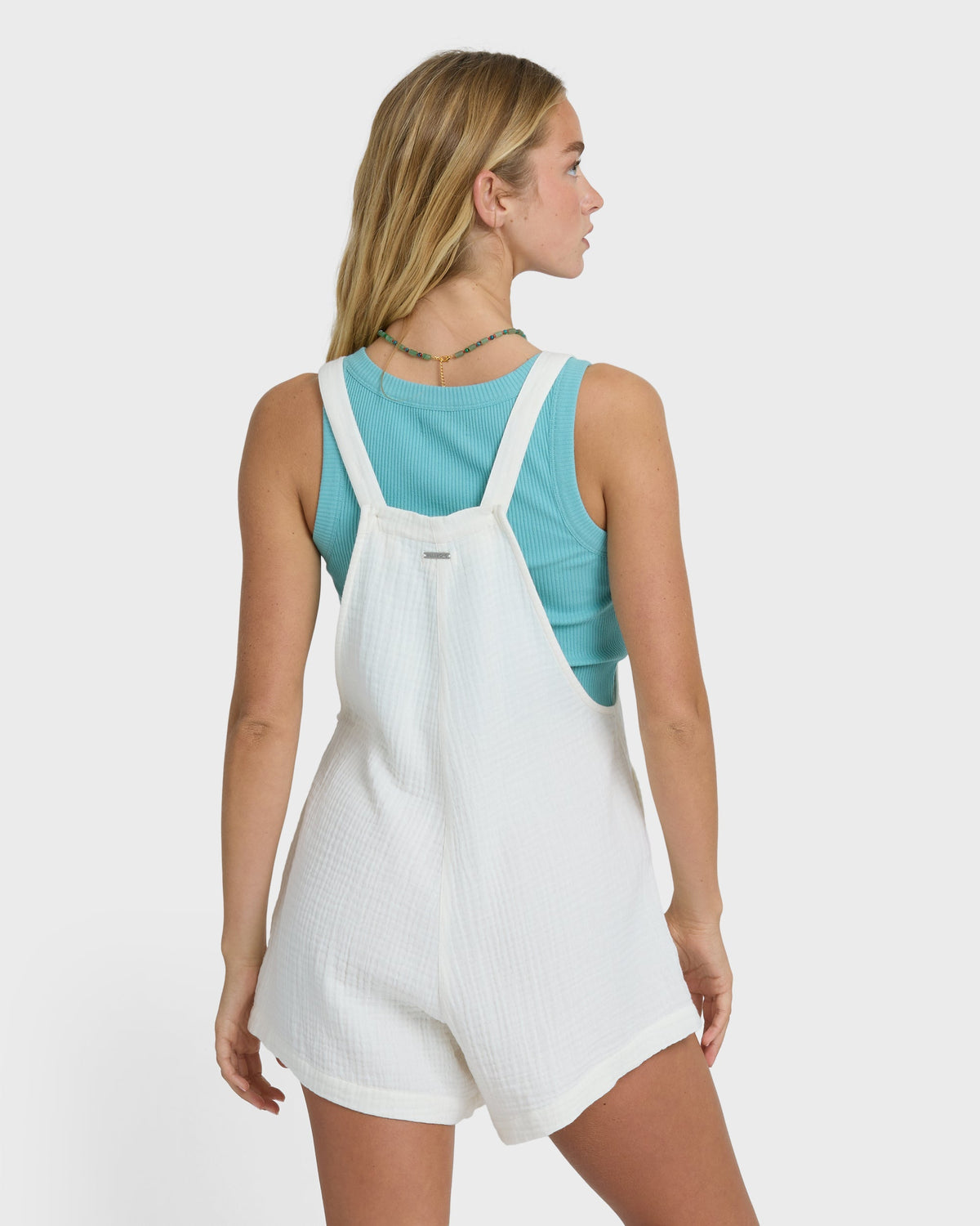 Beach Crush Romper - Salt Crystal